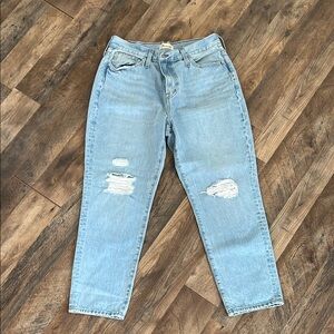 Madewell Light Blue Straight Leg Jeans